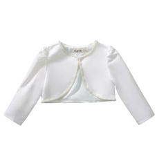 White Silk Pearl Shrug