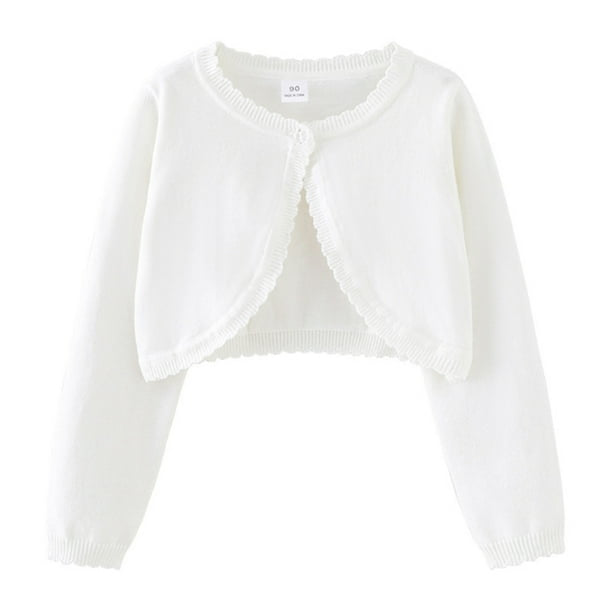 Baby Girl White Shrug