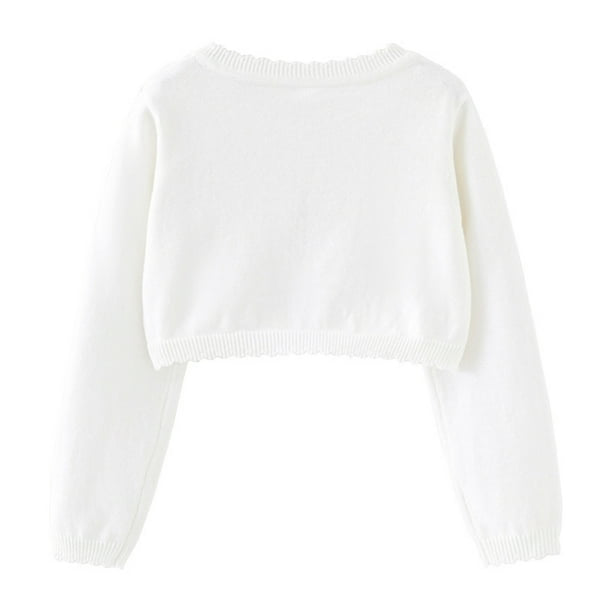 Baby Girl White Shrug