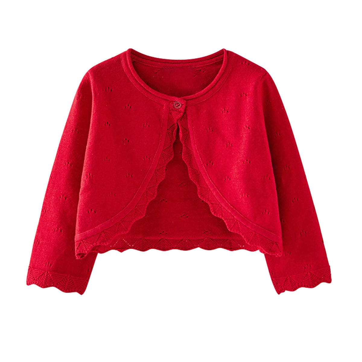 Baby Girl Red Shrug