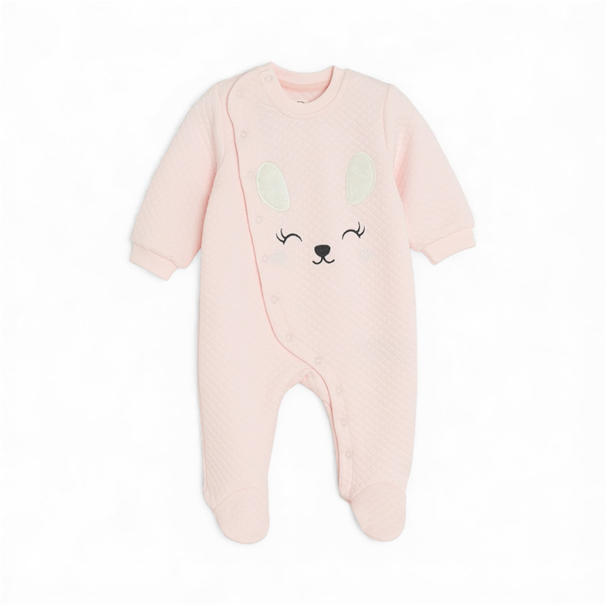 Pink Kitty Woollen Romper
