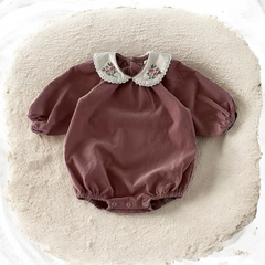 Pink Velvet Bodysuit