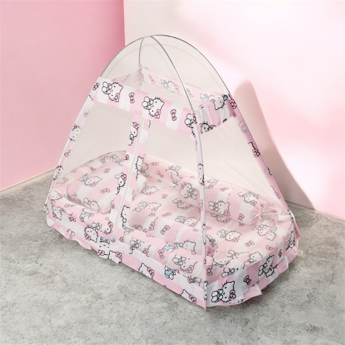 Hello Kitty Bed Net Mattress Set