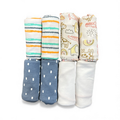 8PC Face Towel Set