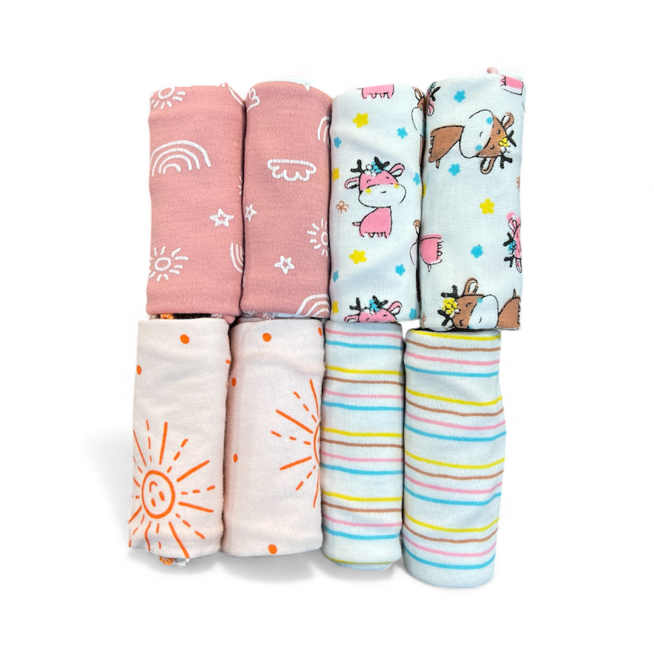 8PC Face Towel Set