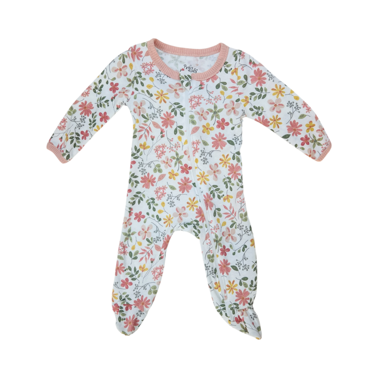 2PC Floral Romper Set