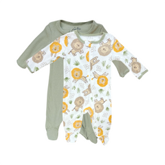 2PC Closed Feet Romper Set