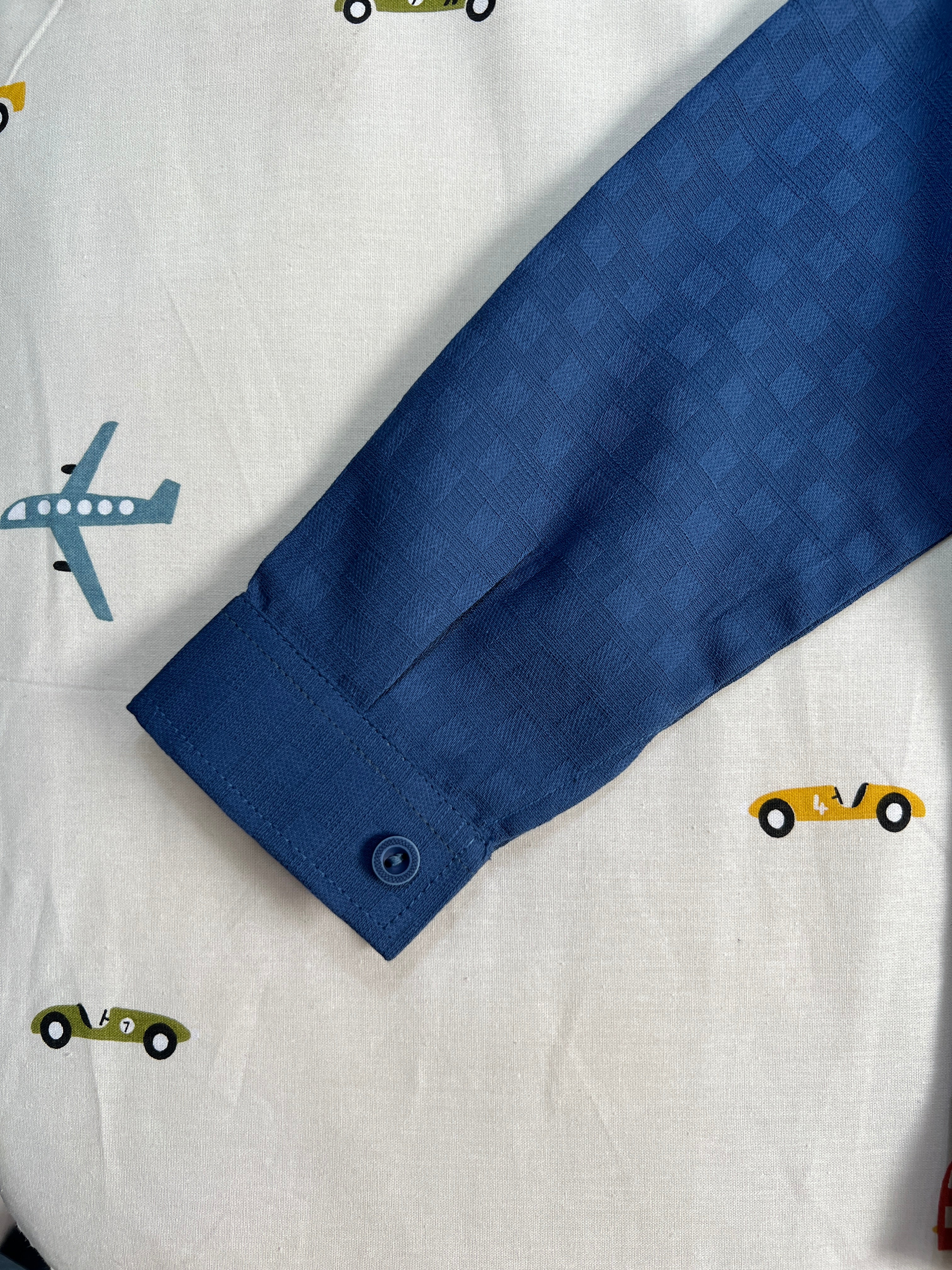 Baby Boy Blue Self Shirt