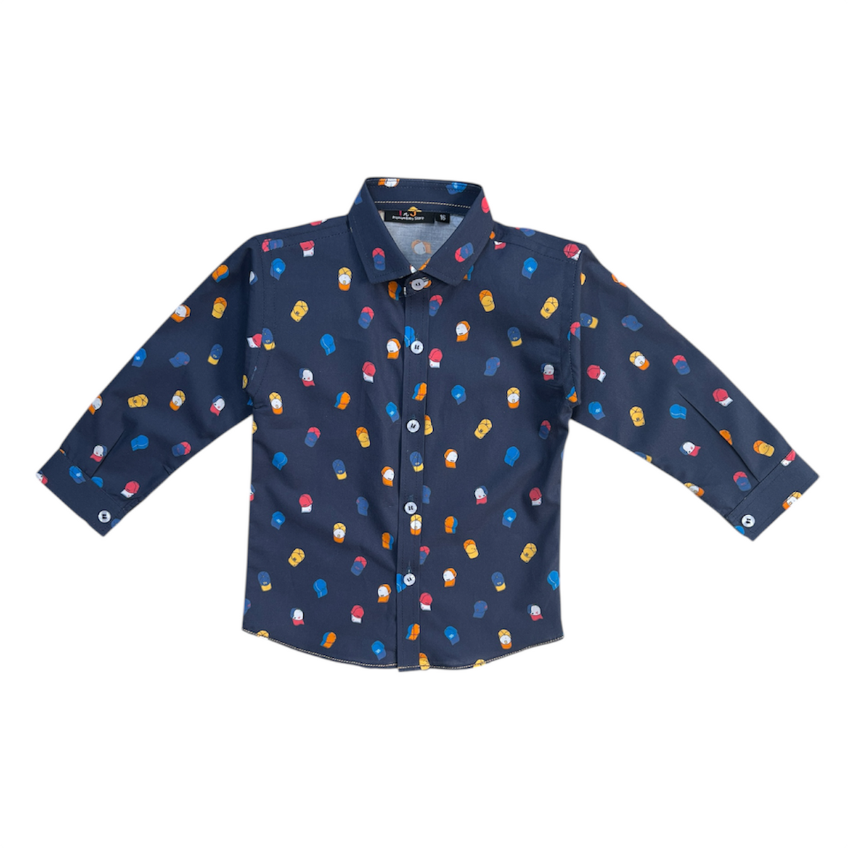 Baby Boy Blue Printed Shirt