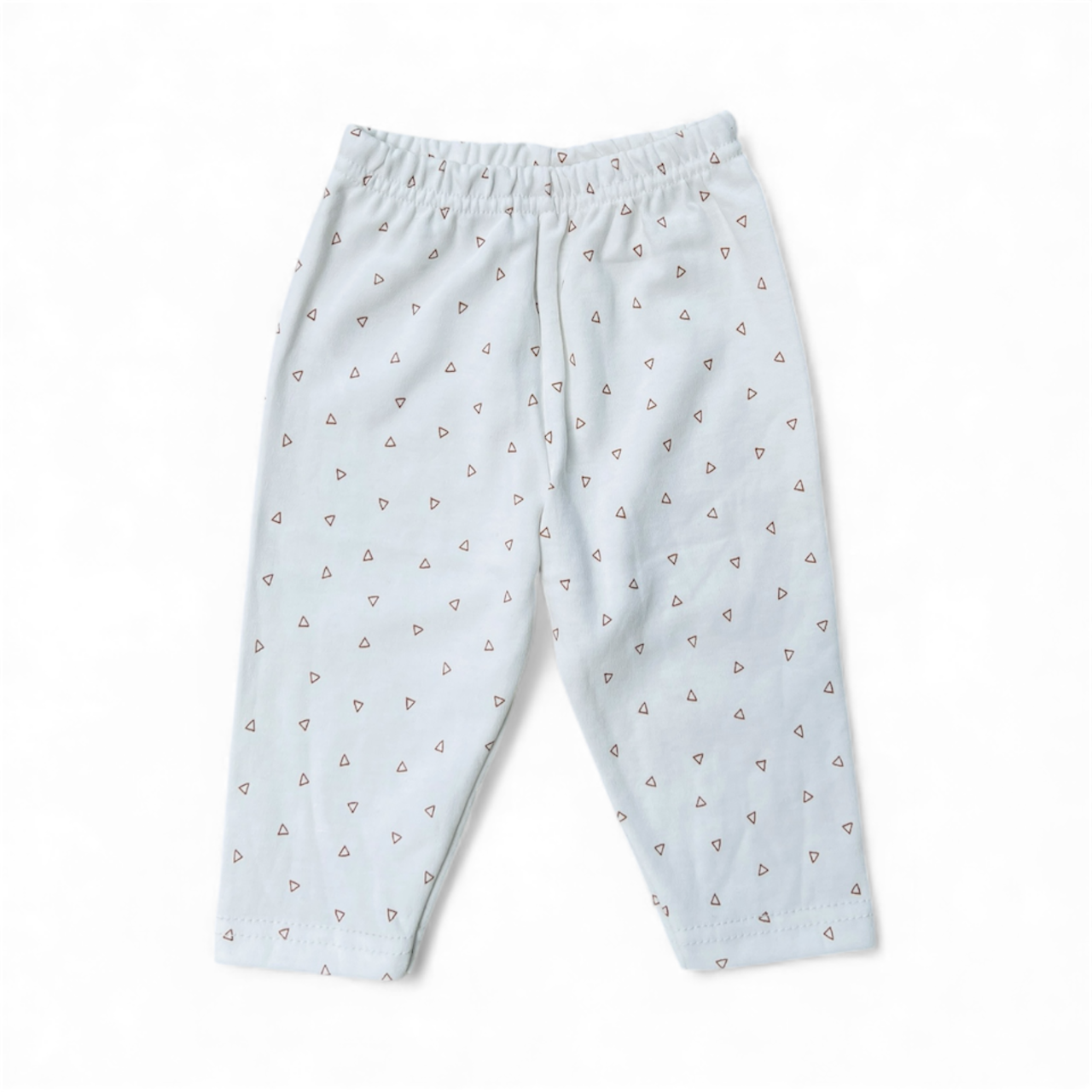 2PC White Pajama Night Suit