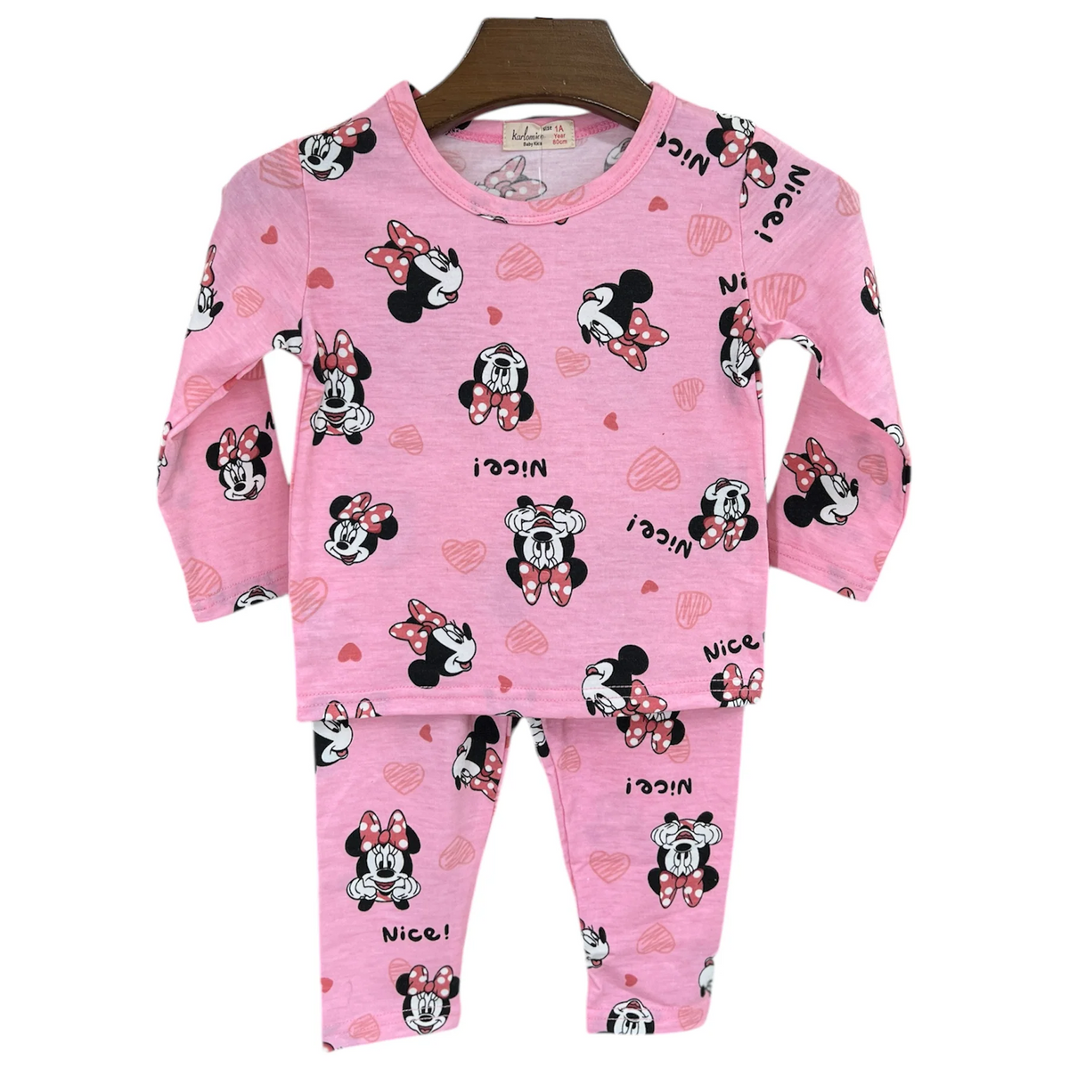 Pink Minnie Mouse Night Suit