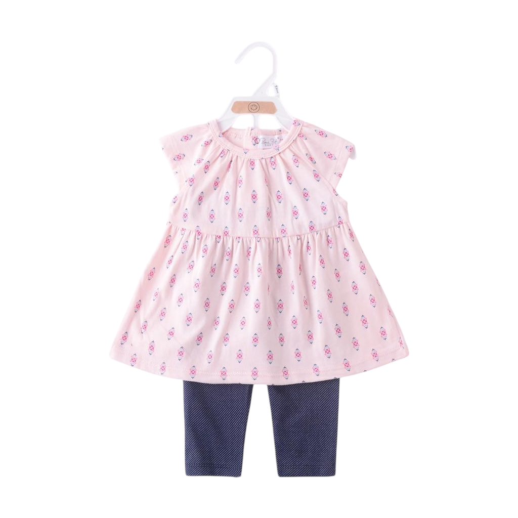 2PC Baby Girl Pink Suit