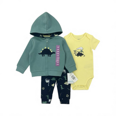 3PC Dino Hooded Suit