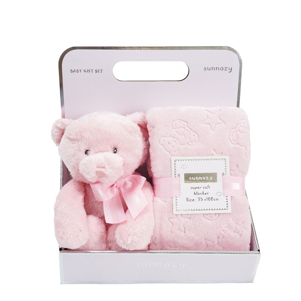 Sunnozy Super Soft Pink Blanket