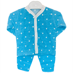 White Polka Dots Pyjama Suit