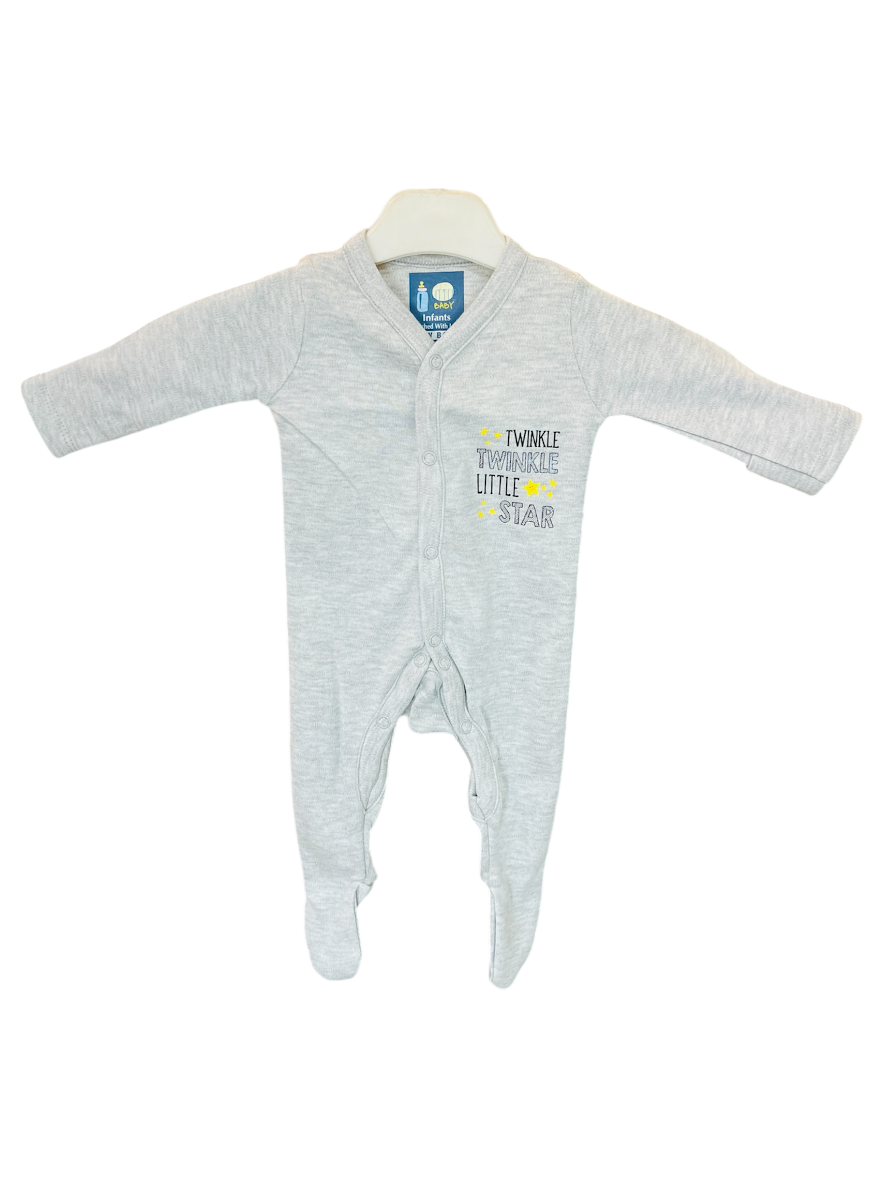 2 Pack Closed Feet Romper Set