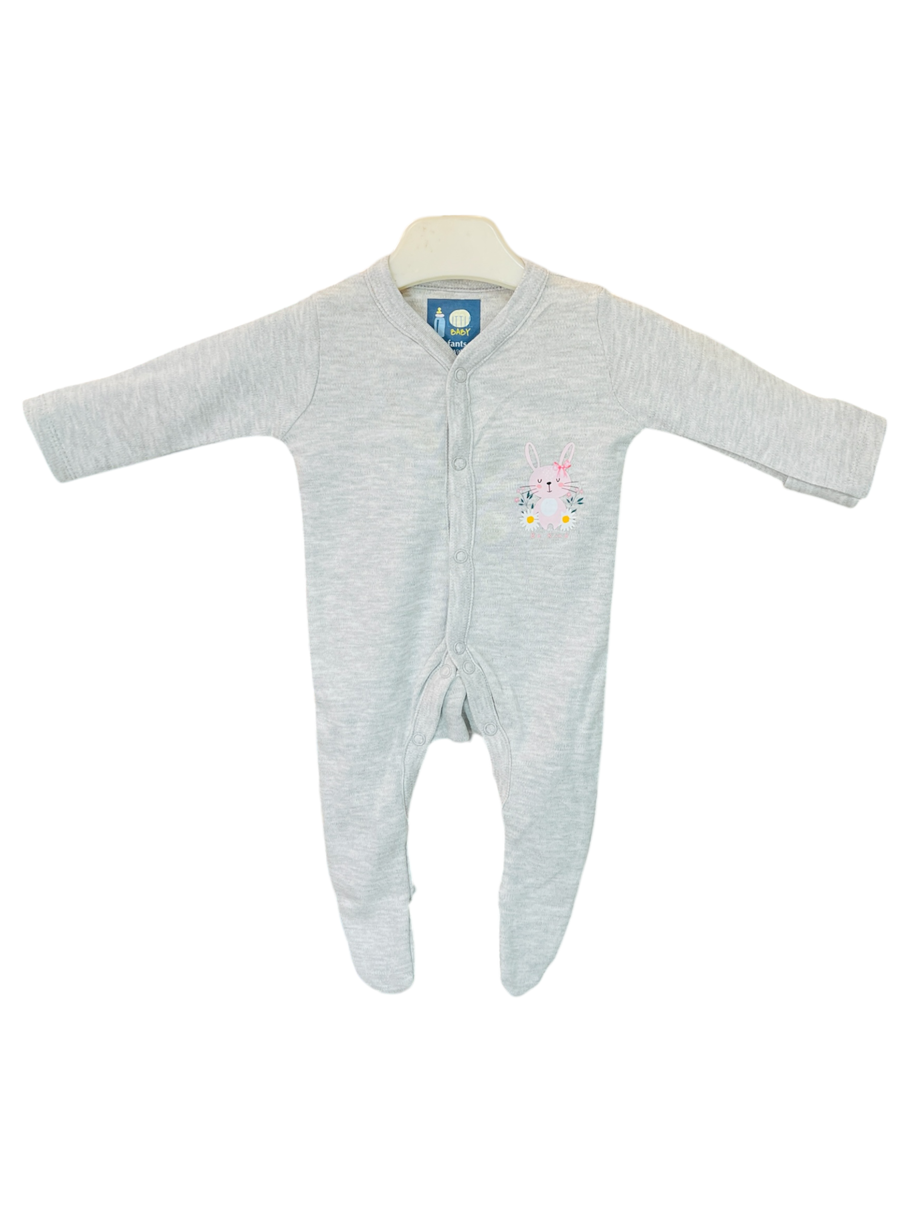 2 Pack Closed Feet Romper Set