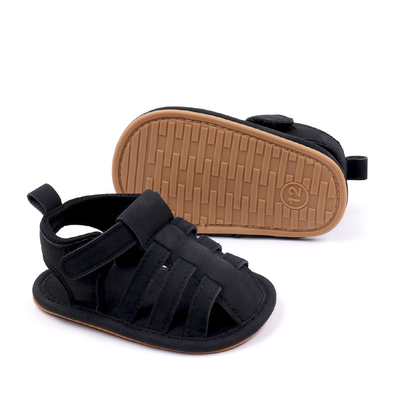 Black Pre Walker Sandal