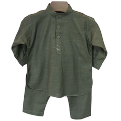 Dark Green Kurta Shalwar Set