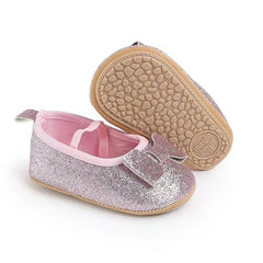 Pink Shimmer Bow Pumps