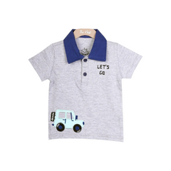 Grey Polo T-Shirt