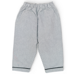 Black Stripes Full Sleeves Cotton Night Suit