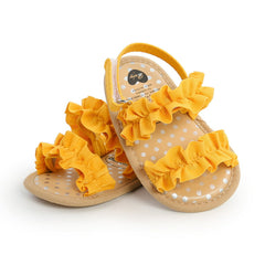 Yellow Frill Pre walker Sandal