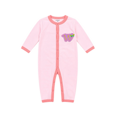 Infants Baby Girl Open Feet Romper