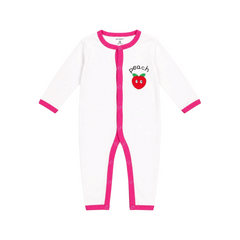 Infants Baby Girl Open Feet Romper