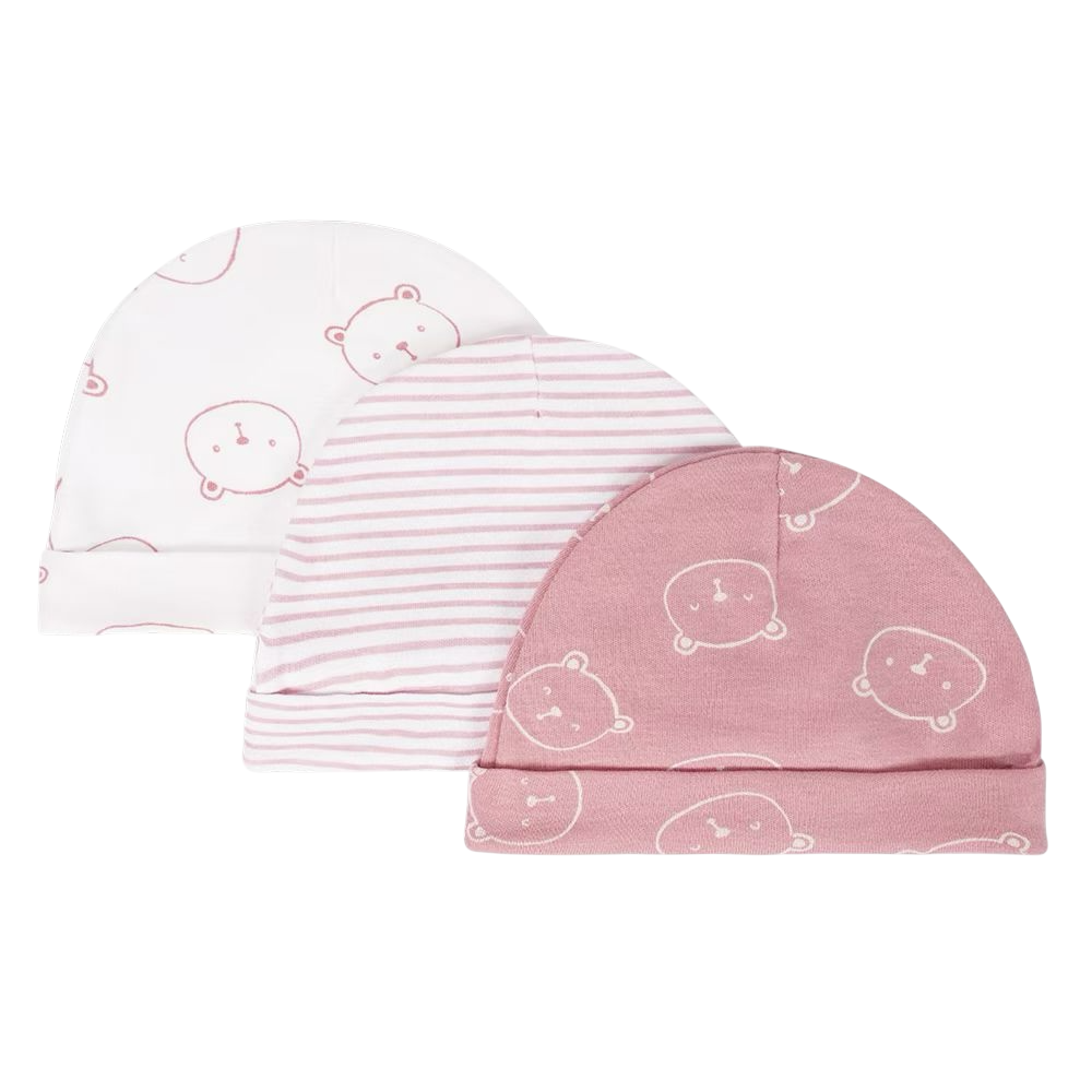 3PK Soft Touch Cap Set