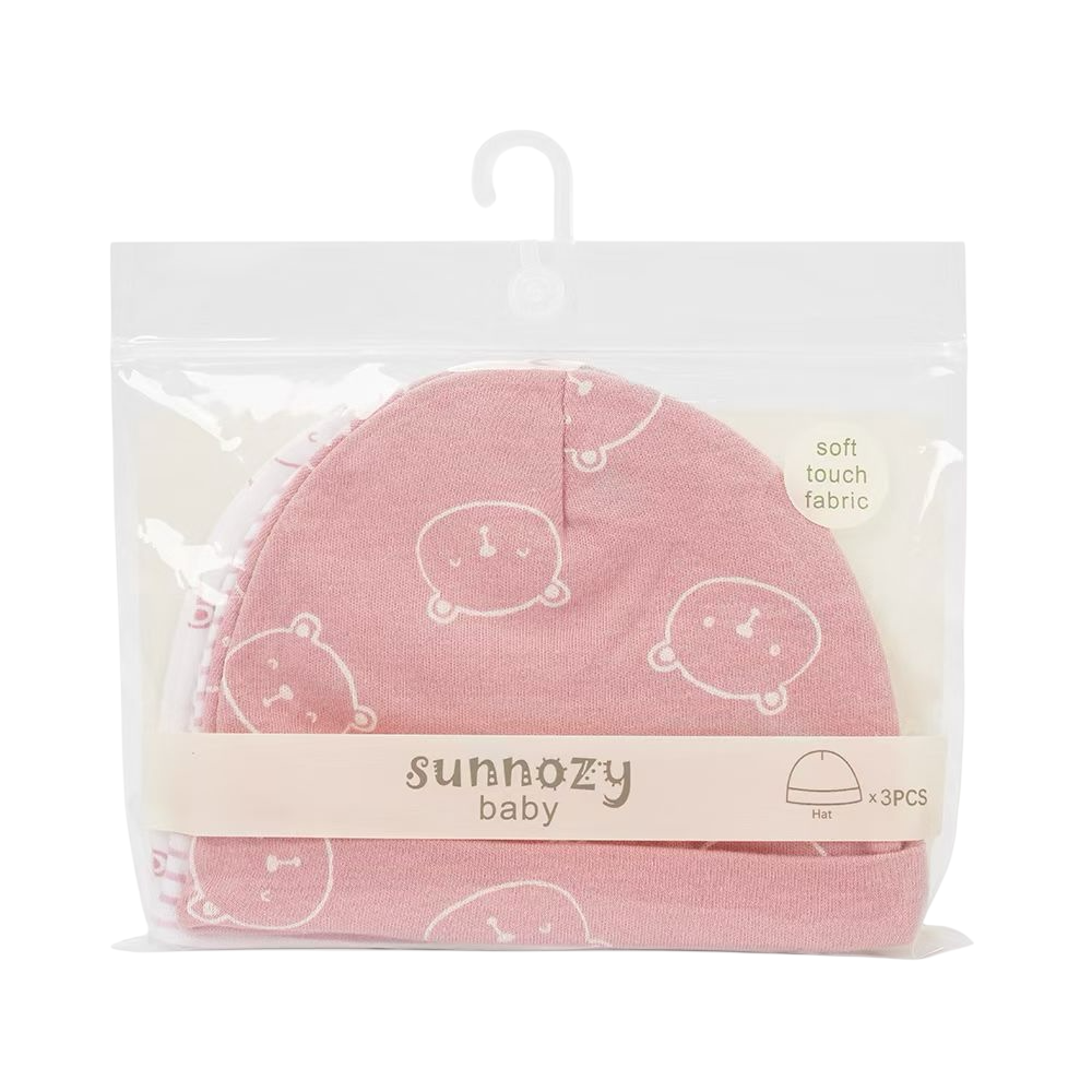 3PK Soft Touch Cap Set