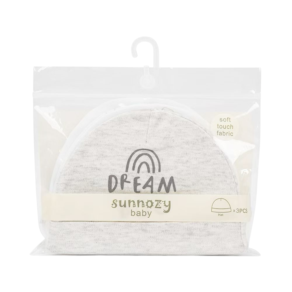 3PK Soft Touch Cap Set