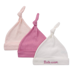 3Pk Bunny Cap Set
