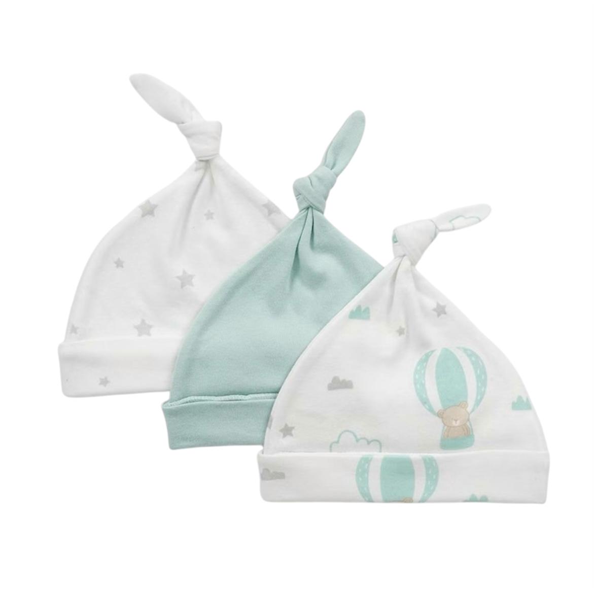 3PK Bunny Cap Set