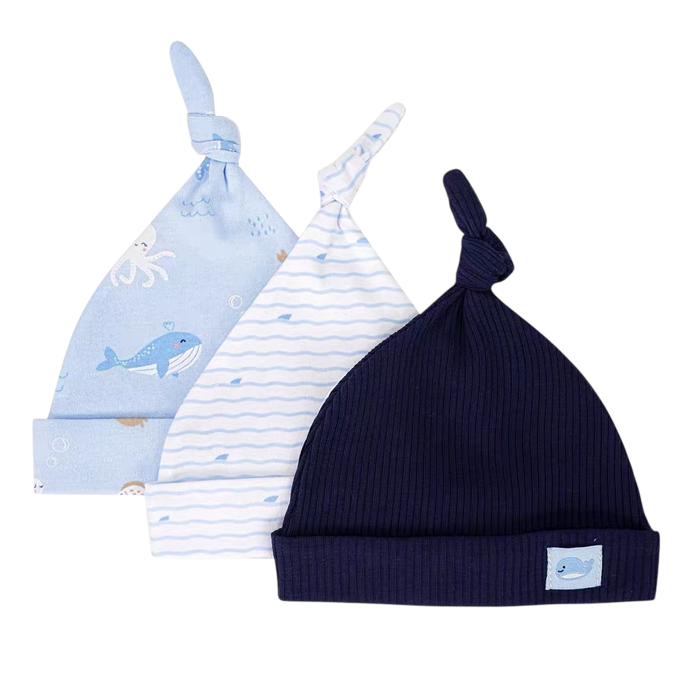 3PK Bunny Cap Set