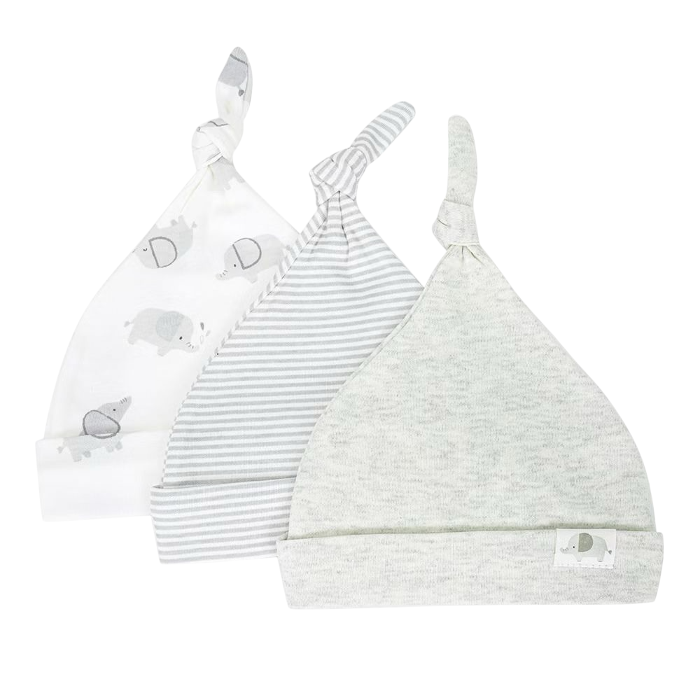 3PK Bunny Cap Set