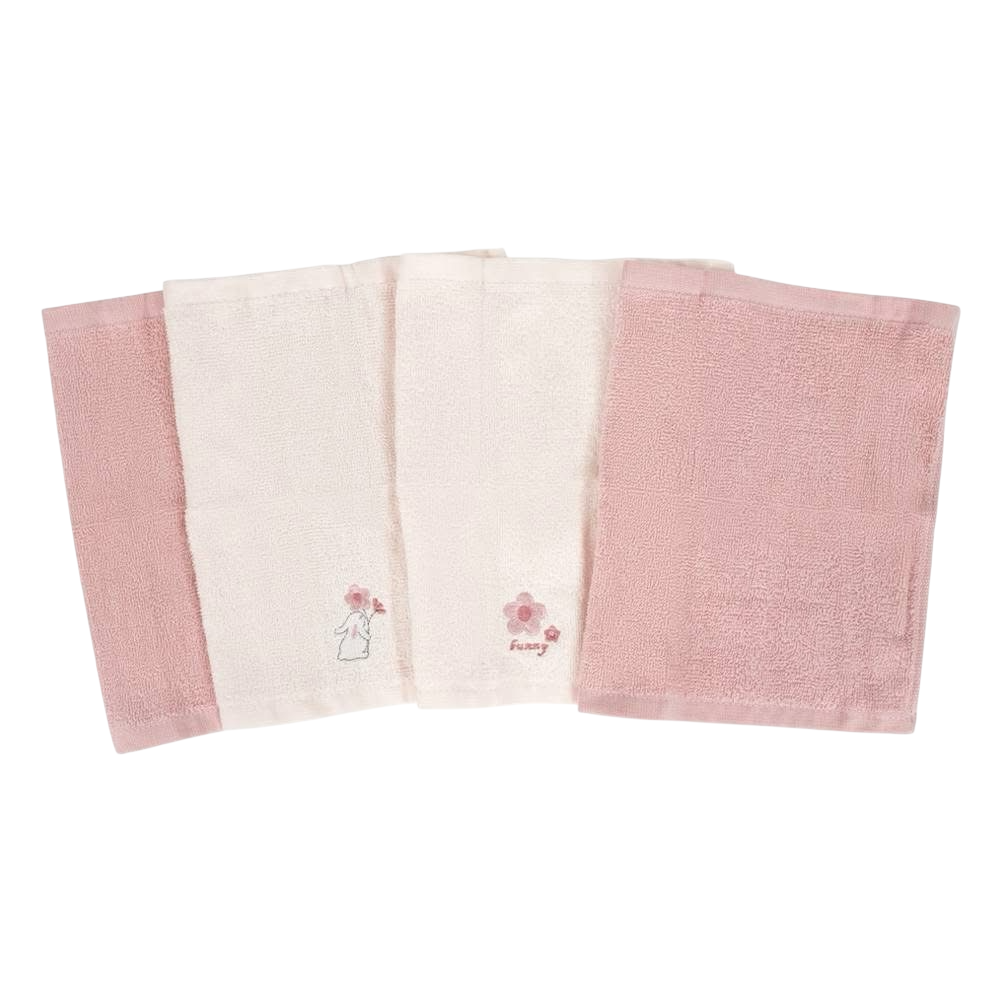 4PK Face Towel Set