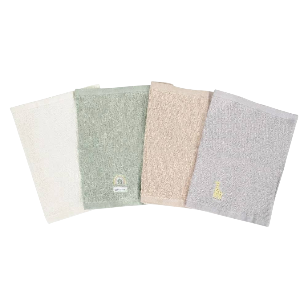 4PK Face Towel Set