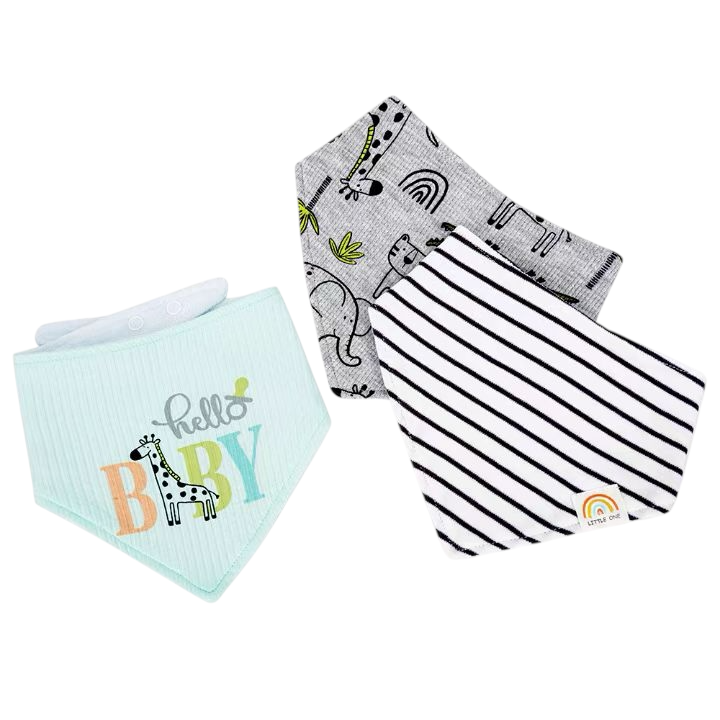 3PC Triangular Bib Set