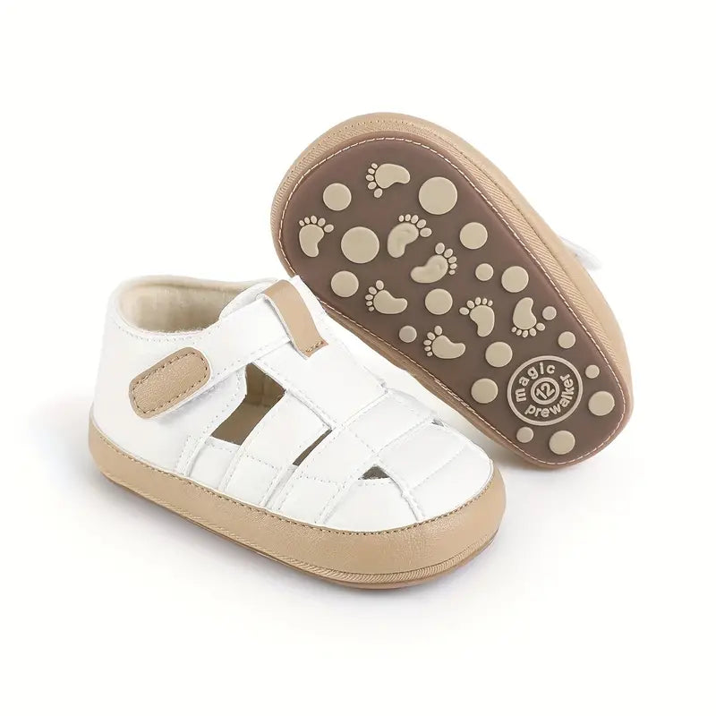 Baby Boy White Pre Walker Sandal