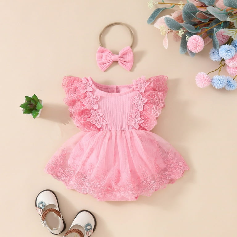 Little Princess Pink Frill Bodysuit