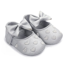 Silver Heart Pre Walker Pumps