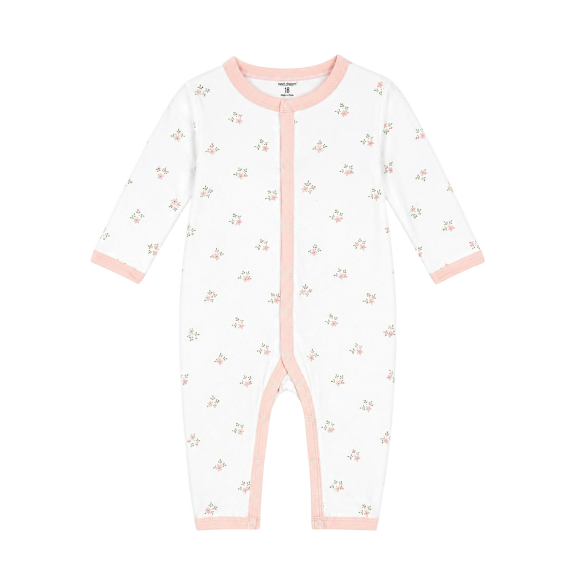 Infants Baby Girl Open Feet Romper