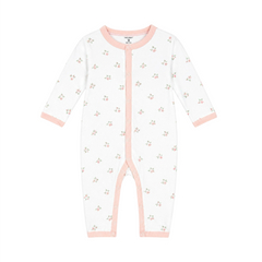 Infants Baby Girl Open Feet Romper