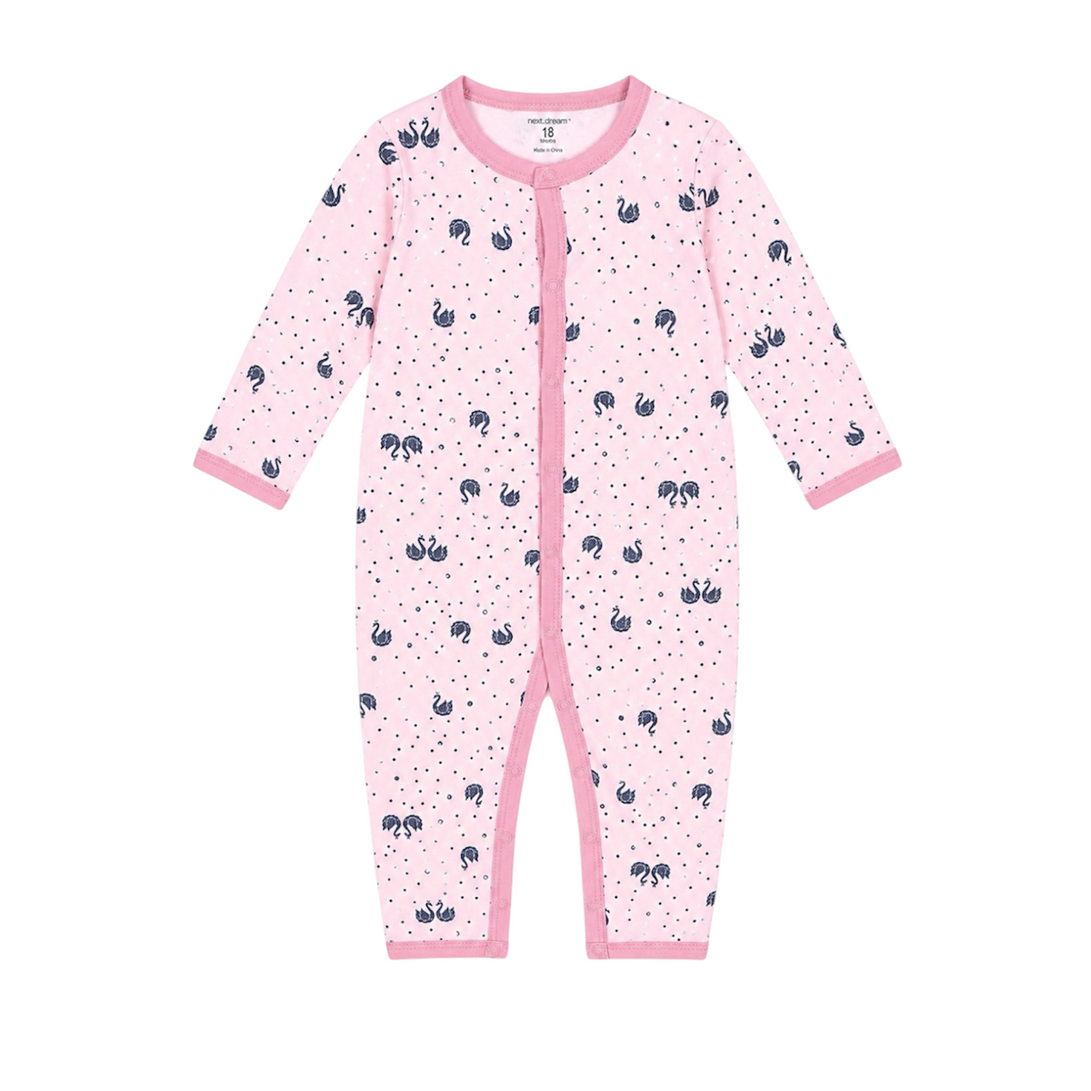 Infants Baby Girl Open Feet Romper