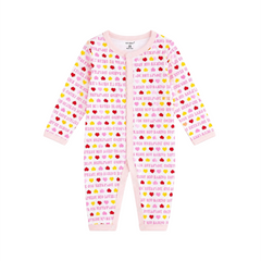 Infants Baby Girl Open Feet Romper