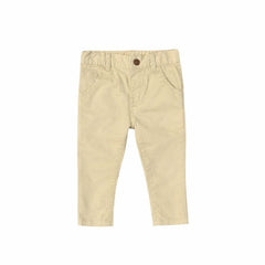 Beige Cotton Pant