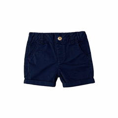 Blue Cotton Shorts For Baby Boys