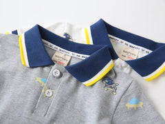 Baby Boy Space Polo T-Shirt