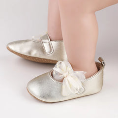 Golden Bow Pre Walker Pumps